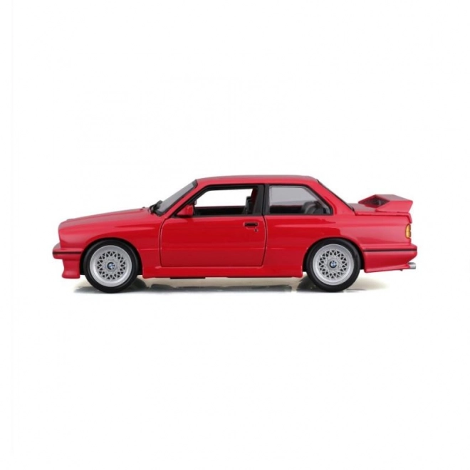 Voiture en métal BMW 3 Series M3 1988 rouge