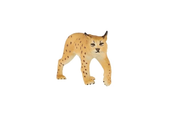 Lynx boréal zooted en plastique 9cm dans un sachet