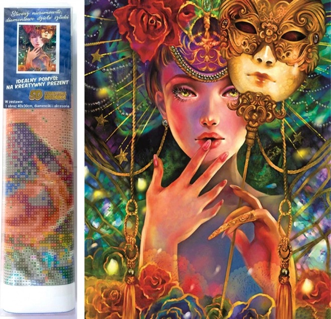 Norimpex peinture de diamant masque de carnaval 30x40 cm