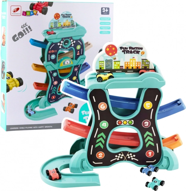 Circuit éducatif avec descentes sur trois niveaux