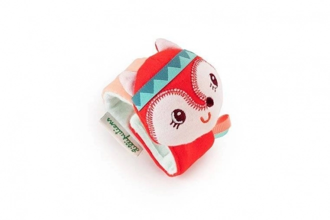 Lilliputiens - bracelet hochet - renard Alice