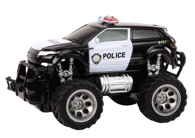 Voiture de police tout-terrain RC télécommandée 1:24
