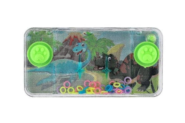 Jeu d'eau casse-tête 11x6cm plastique dinosaure 4 types 24pcs en boîte