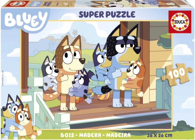 Educa puzzle en bois Bluey 100 pièces