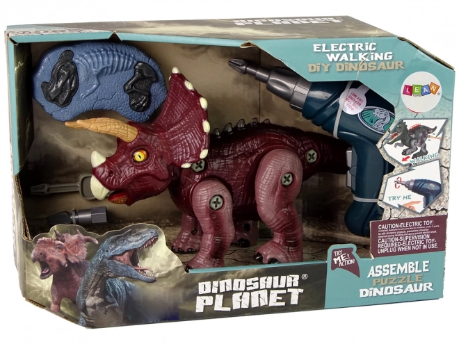 Tournevis dinosaure avec perceuse en plastique