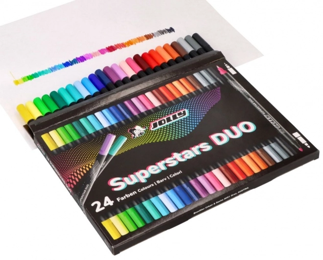 Marqueurs recto-verso Next Gen 24 couleurs