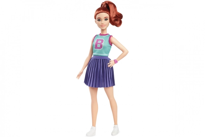 Poupée Barbie Fashionistas en tenue de pom-pom girl mignonne