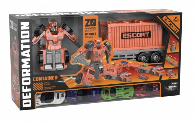Transformers wagon conteneur - robot