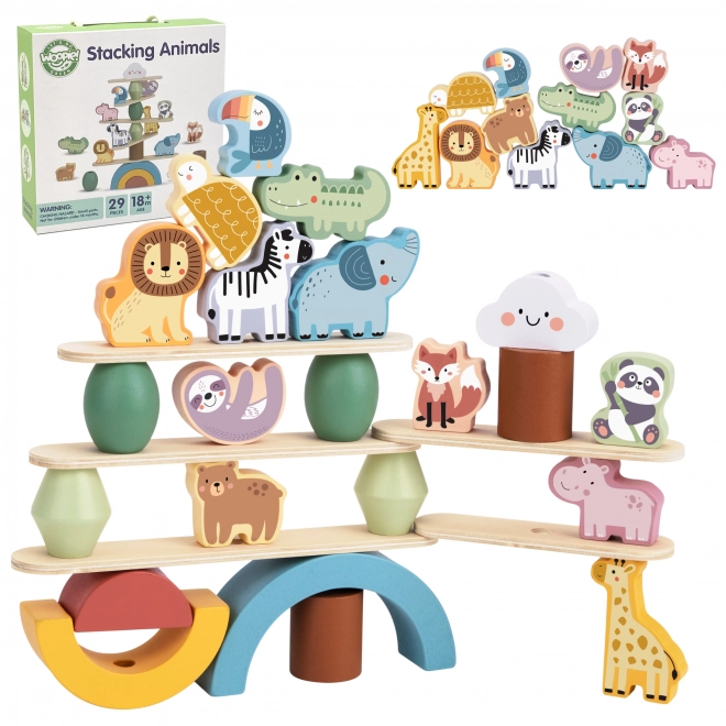 Woopie animaux en bois empilables