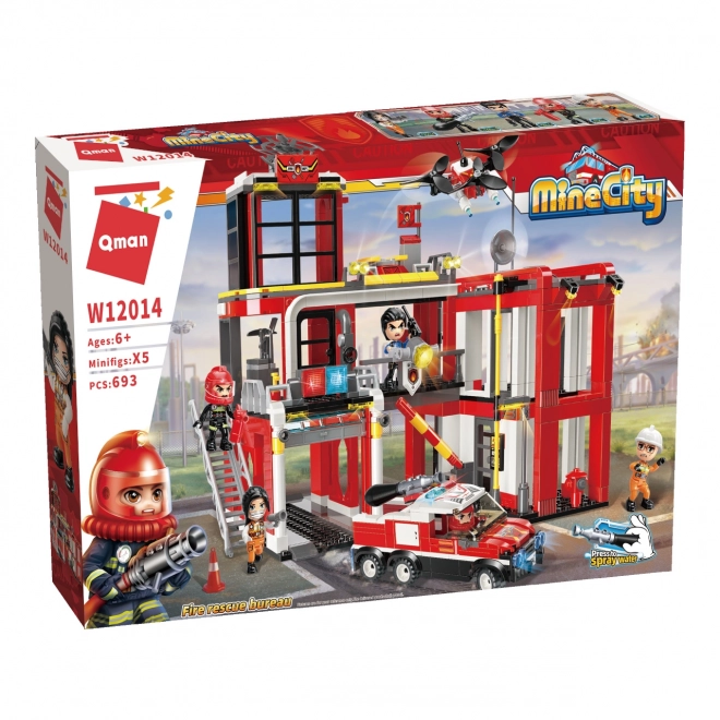 Qman Mine City Fire Line W12014 Centre des pompiers