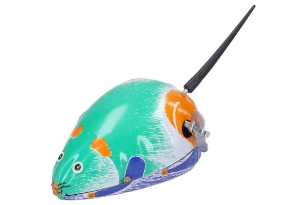 Souris métallique à remontoir