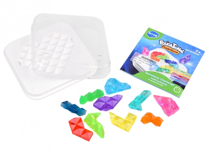 Puzzle en diamants colorés