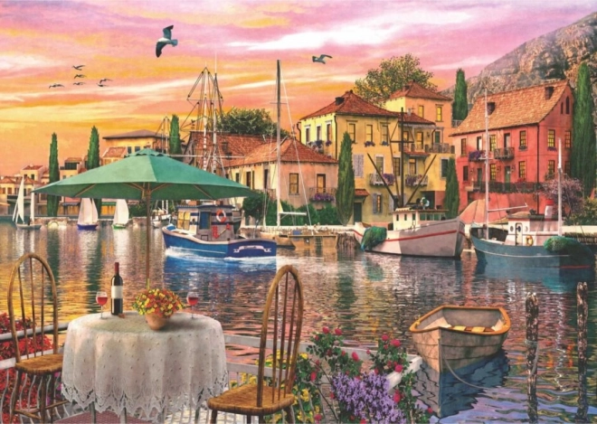 Puzzle Port au Coucher du Soleil 3000 Pièces