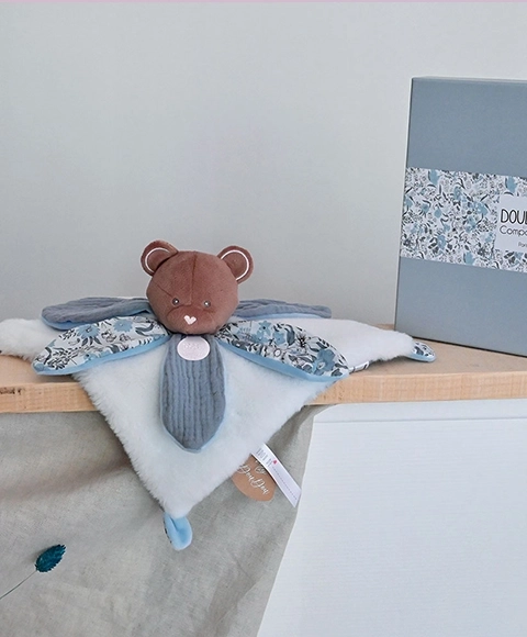 Ensemble cadeau Doudou - ours en peluche pour s'endormir