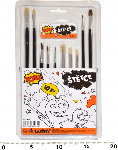 Set de pinceaux pour peinture - 10 pcs