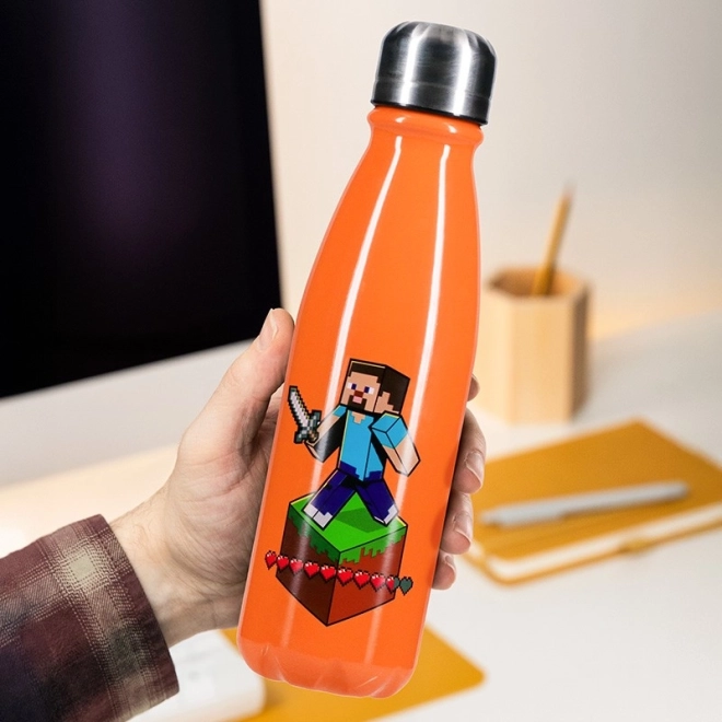 Bouteille en inox Minecraft 600 ml