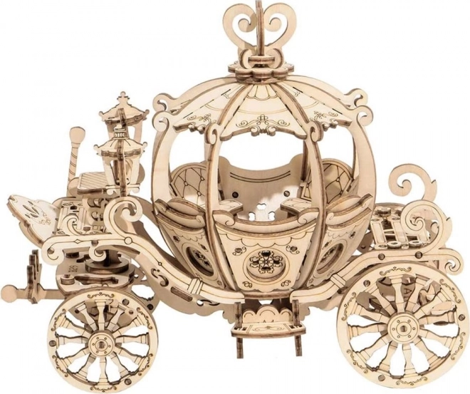 Carrosse en citrouille - Maquette en bois 3D