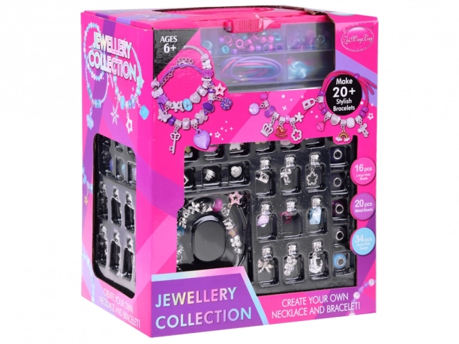 Kit pour la fabrication de bracelets avec breloques et perles