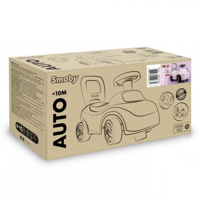 Smoby Véhicule d'Équilibre Auto Rose