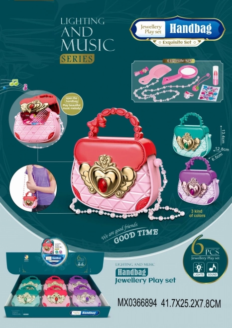 Ensemble de jeu sac à main avec accessoires