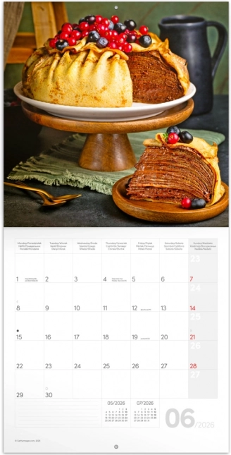 Calendrier de notes Moments Sucrés 2026