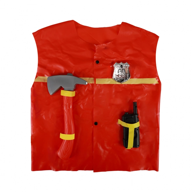 Gilet de pompier pour enfants avec accessoires