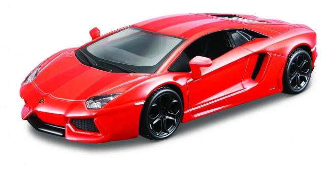 Modèle coupé Lamborghini Aventador orange 1:32