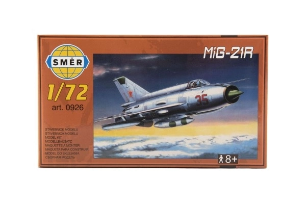 Modèle réaliste d'avion MiG-21R à l'échelle 1:72