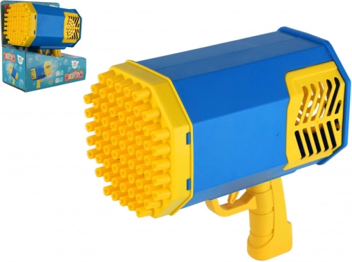 Pistolet à bulles avec lumière et recharge, 22 cm