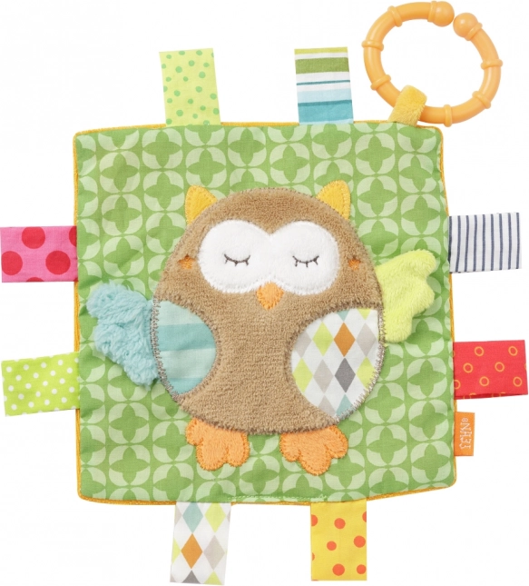 Doudou avec motif de chouette Forest