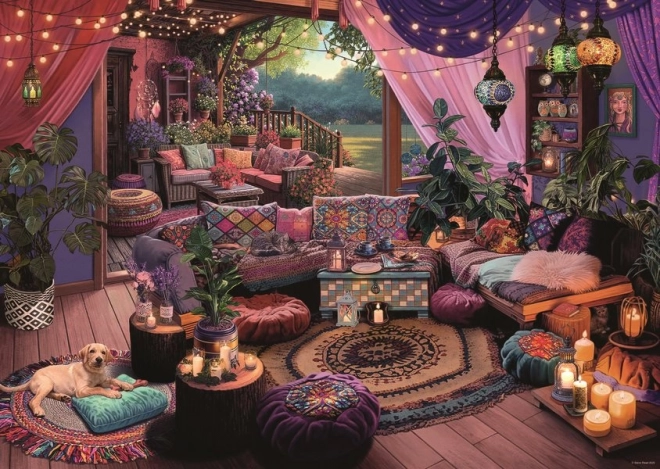 Ravensburger puzzle mon refuge boho douillet