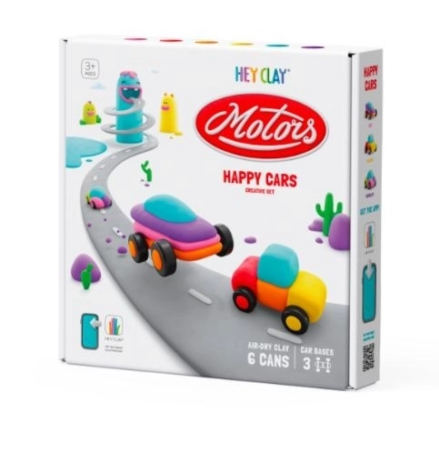 Hej Clay Masse Plastique Voitures Heureuses