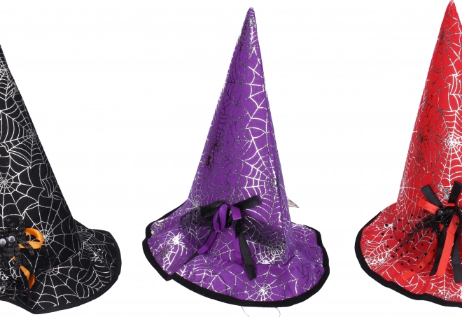 Chapeau de sorcier avec araignée