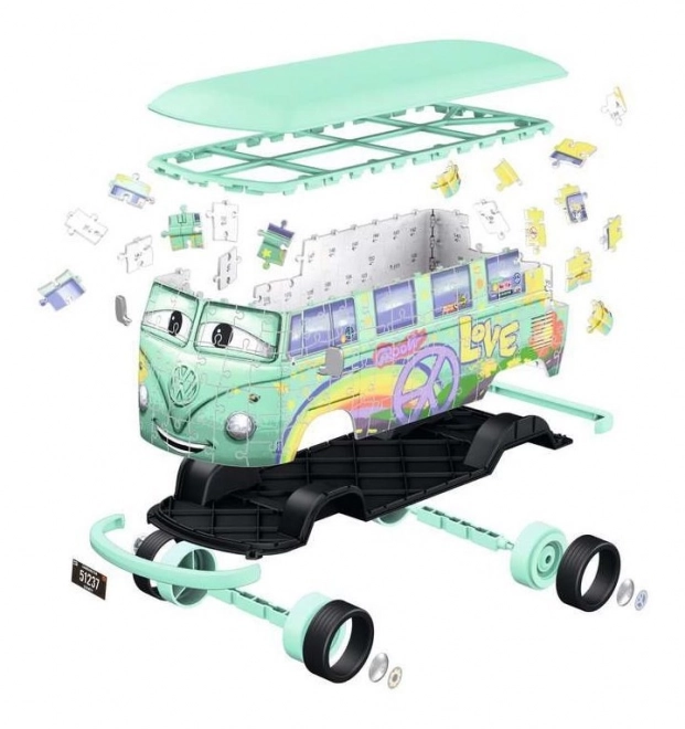 RAVENSBURGER Puzzle 3D Autobus Cars: Fillmore 162 pièces