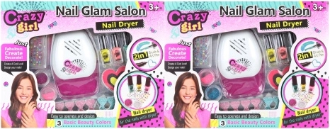 Studio d’ongles pour enfants avec sèche-ongles