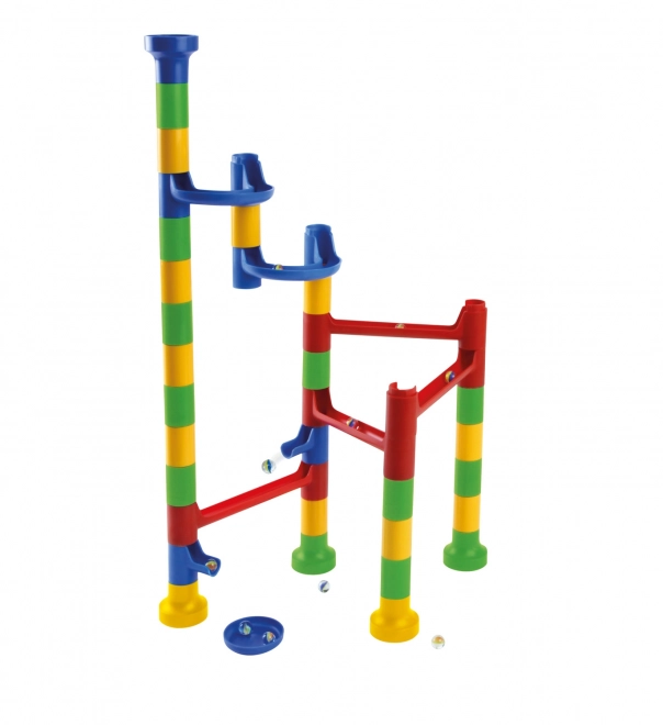 Piste de billes colorée pour enfants