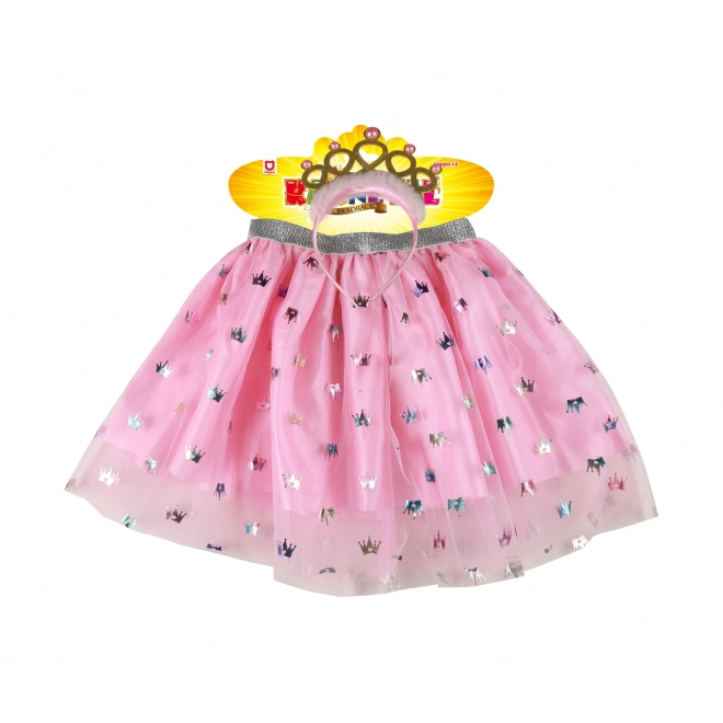 Costume enfant tutu jupe princesse avec diadème