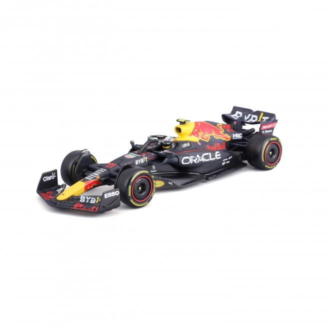 Modèle de voiture Red Bull Racing RB18 avec pilote Sergio Pérez
