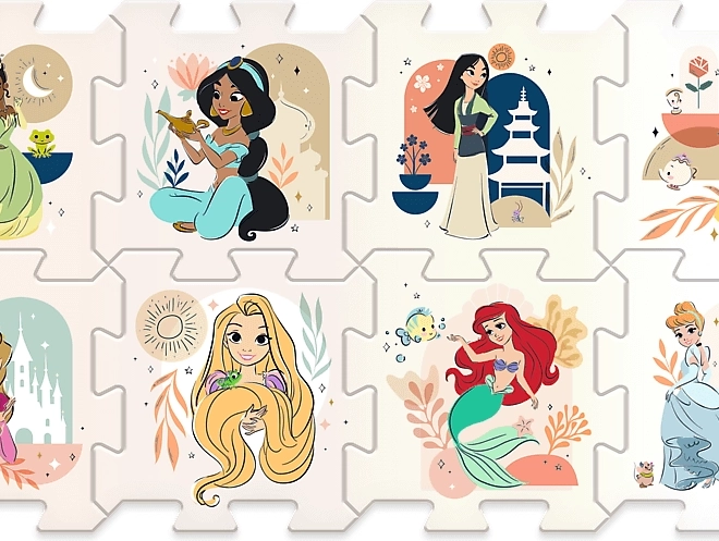 Puzzle en mousse Disney princesses