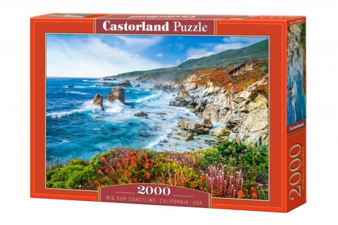 Puzzle 2000 pièces Baie de Big Sur Californie