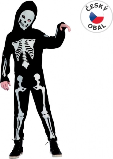 Costume Squelette garçon 120-130 cm