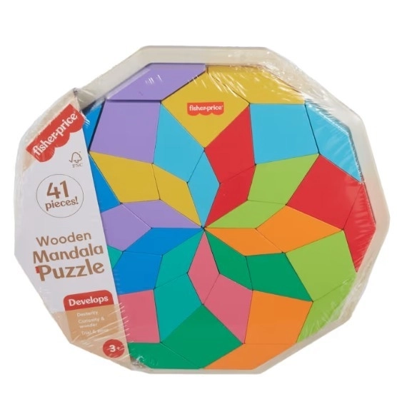 Puzzle en bois Mandala Fisher-Price