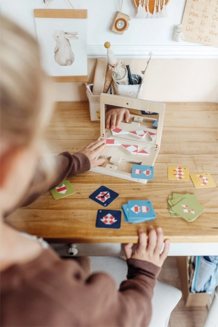 Jambe petite Jeu de Symétrie avec miroir