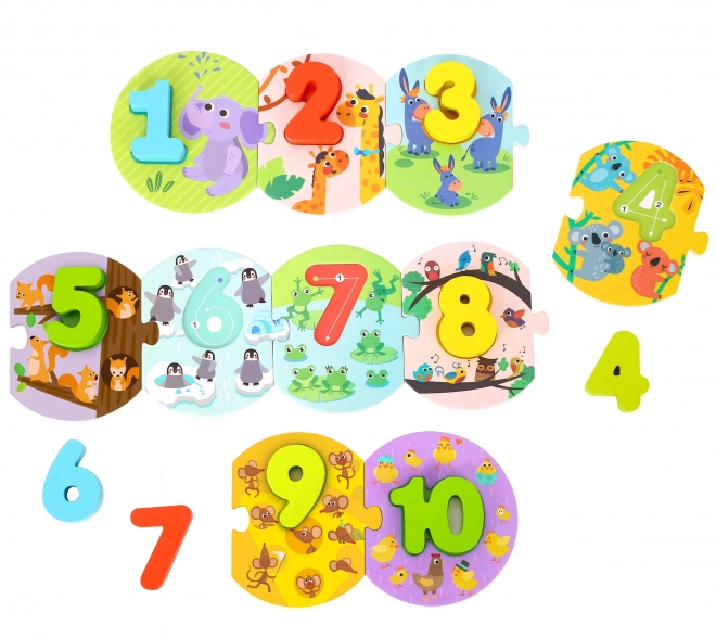 Puzzle éducatif Montessori Tooky Toy