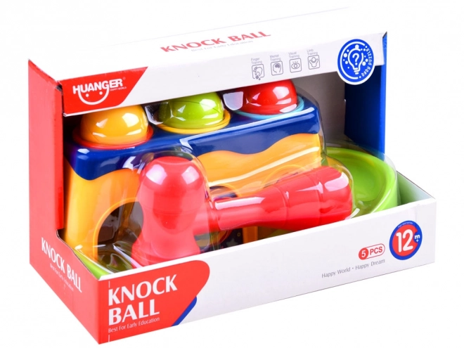 Marteau coloré avec boules pour enfants