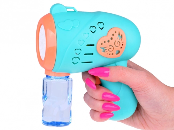 Pistolet à bulles coloré pour enfants