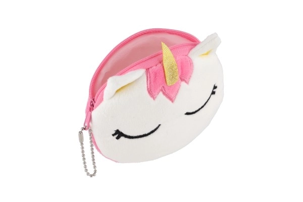 Portefeuille en daim de licorne pour fille avec accessoires pour cheveux