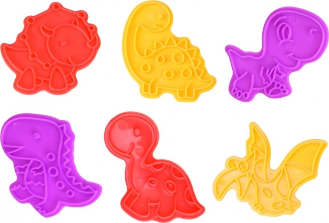 Set de modélisation avec moules dinosaures
