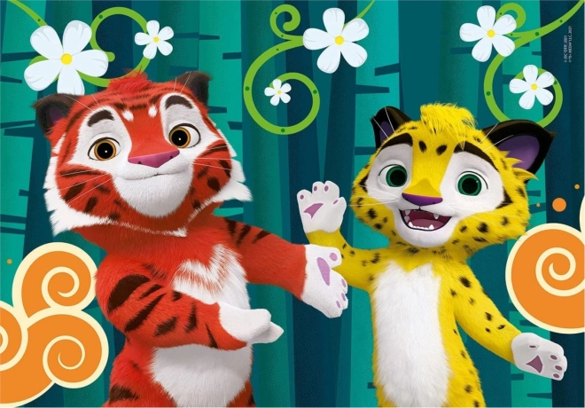 CLEMENTONI Puzzle Leo et Tig 3x48 pièces