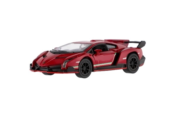 Auto Kinsmart Lamborghini Veneno métal/plastique 13cm à rétrofriction